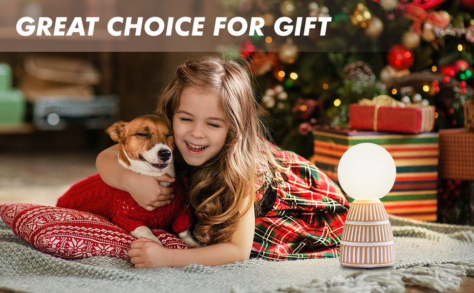 glass shade table lamp