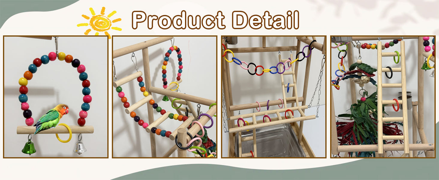 parrot playground stand