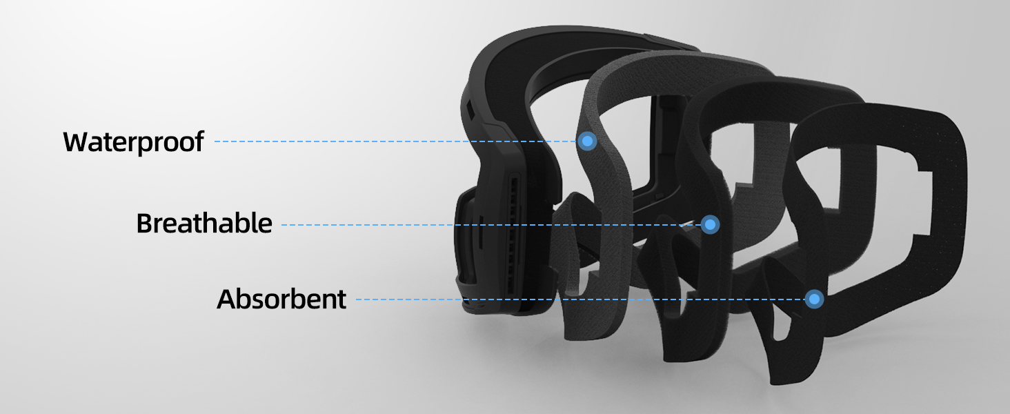 06black ski goggles