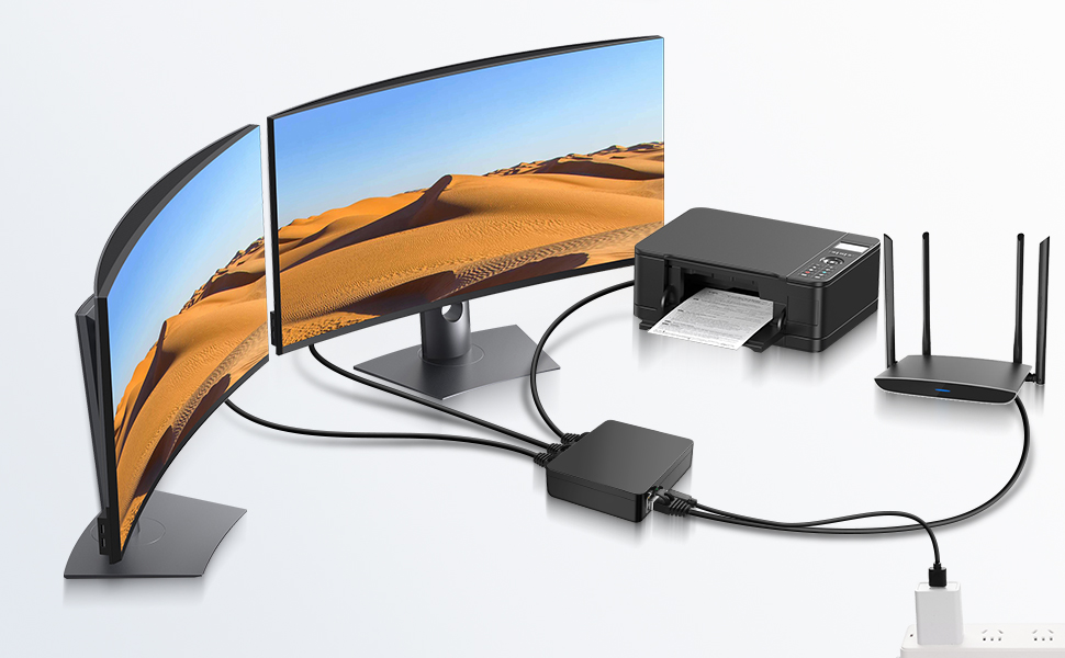 1 to 3 Convenient and fast, stable network transmission