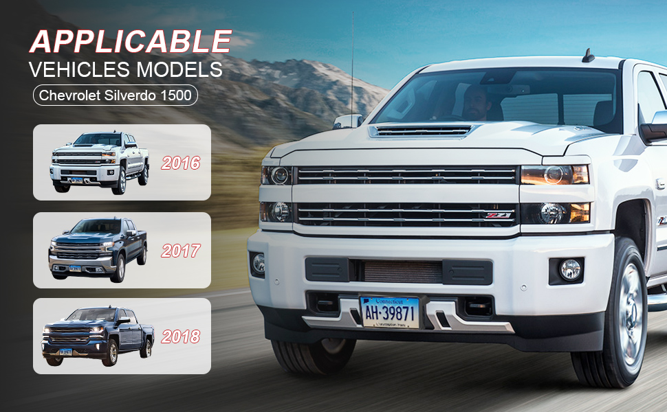 Silverado Front License Plate Bracket for 2016 2017 2018