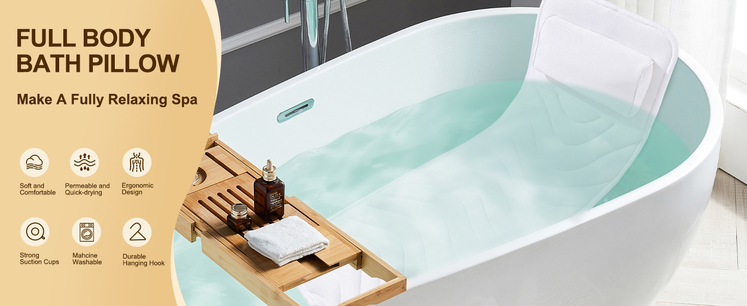 Full Body Bath Pillow
