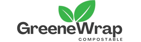 GreeneWrap 13 Gallon compost trash bags with drawstrings degradable trash bags