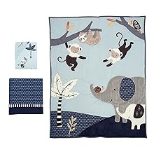 Jungle Party 3 Piece Crib Set