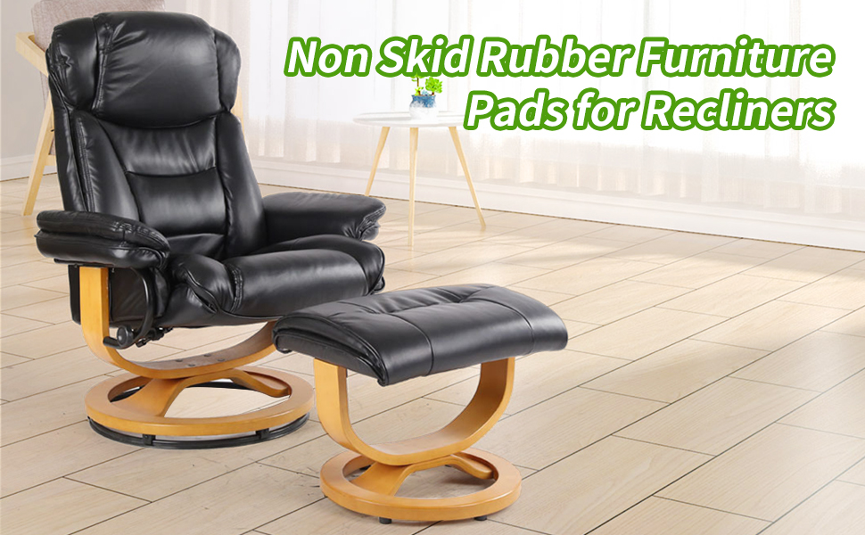 Non Skid Furniture Grippers for Hardwood Floors Round Rubber Furniture