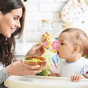 NutriChef Baby Bamboo Dinnerware