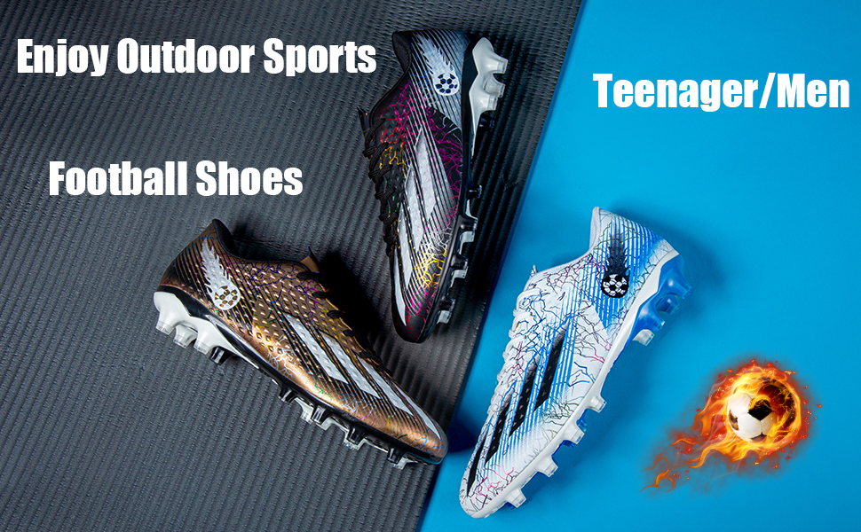 Fußballschuhe Herren Microfaser Cleats Professionelle Stollen Spikes