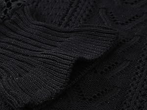 Hollow Out Cable Knit Pullover Sweaters