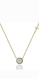 Evil Eye Cross Necklace