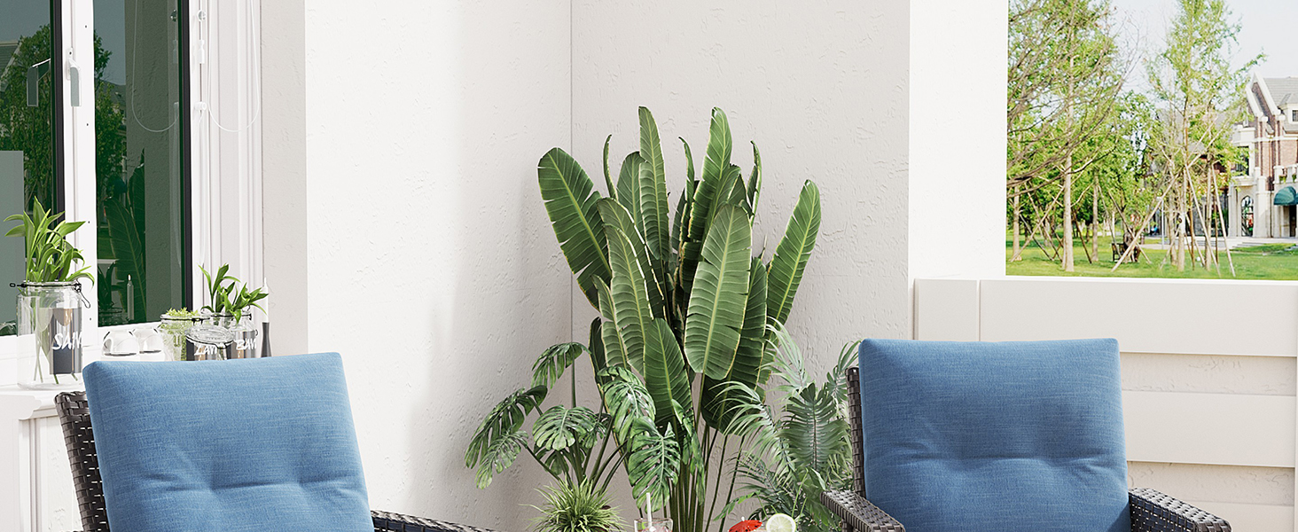 3 Piece Outdoor Patio Furniture Set