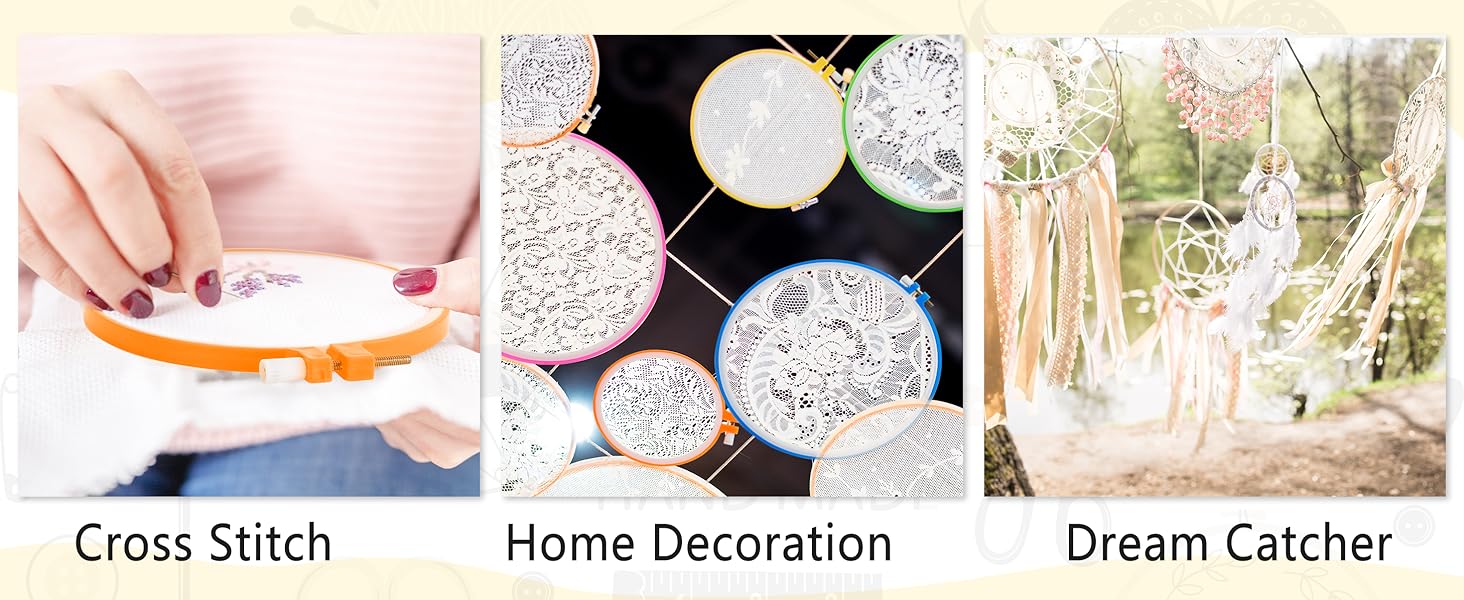 plastic embroidery hoop