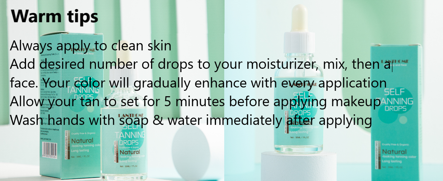 self tanning oil