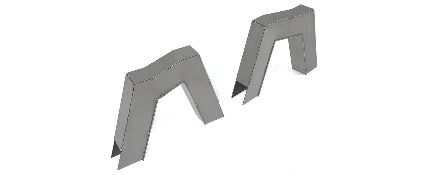 HECASA C Notch Frame Compatible with 19631972 Chevy Chevrolet C10 Set of 2 Steel