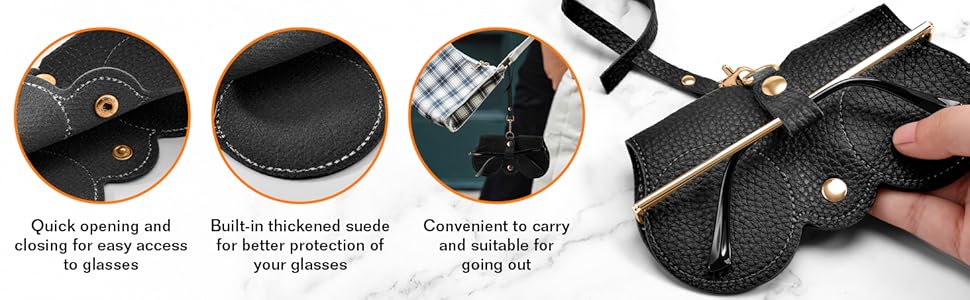 leather travel sunglasses case
