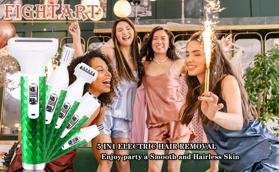 Enjoy party a Smooth and Hairless Skin