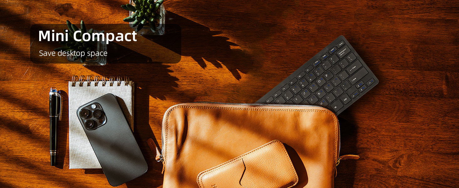 CUQI Mini Keyboard, Small Wired Keyboard 78 Silent Scissor