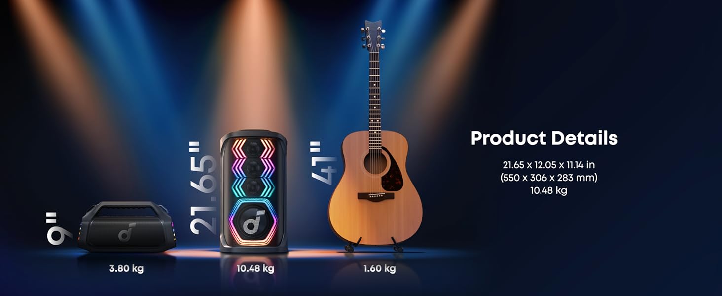 9da0f211 8f03 400e af67 6539df3b6ac7.  CR0,0,2196,900 PT0 SX1464 V1    - Soundcore By Anker Rave 3S AI Party Speaker