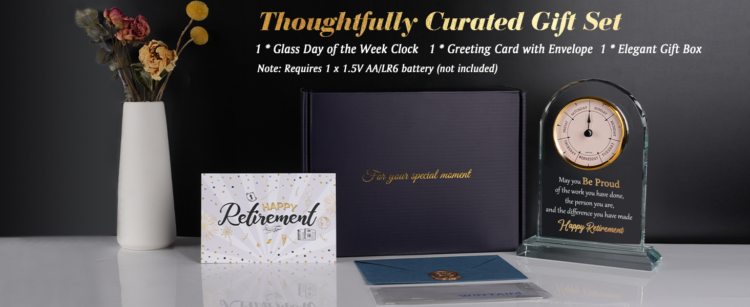 DEEWISH Retirement Gift for Women Men, Days of The Week