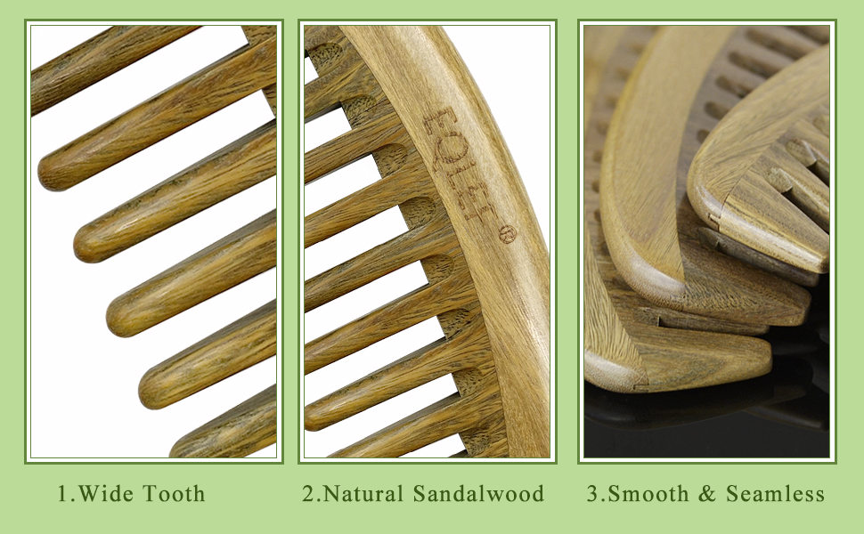 Wide Tooth Hair Comb for Women