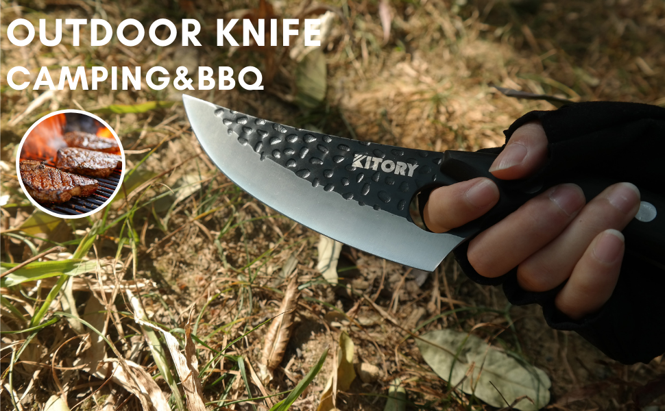 KITORY Boning Knife Butcher Meat Cleaver Hand Fishing Fillet