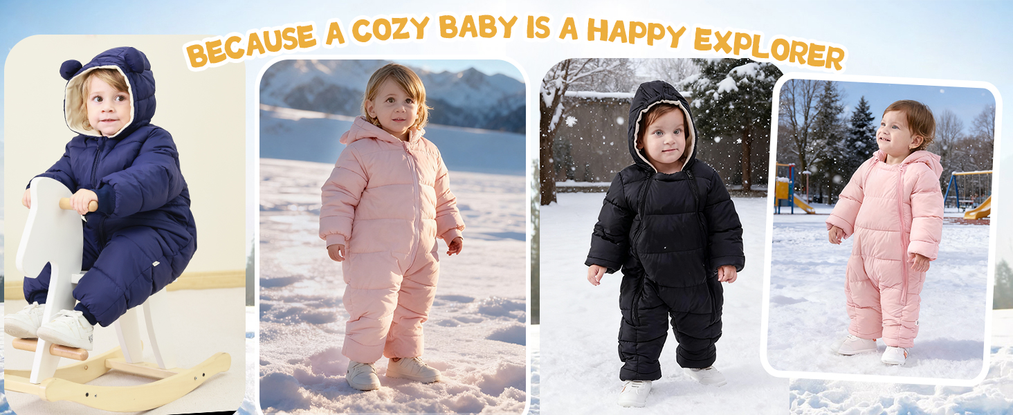 baby infant  snowsuit winter coat clothes