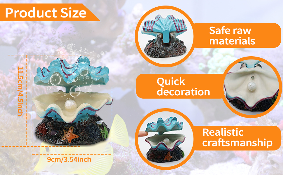 aquarium shell decoration