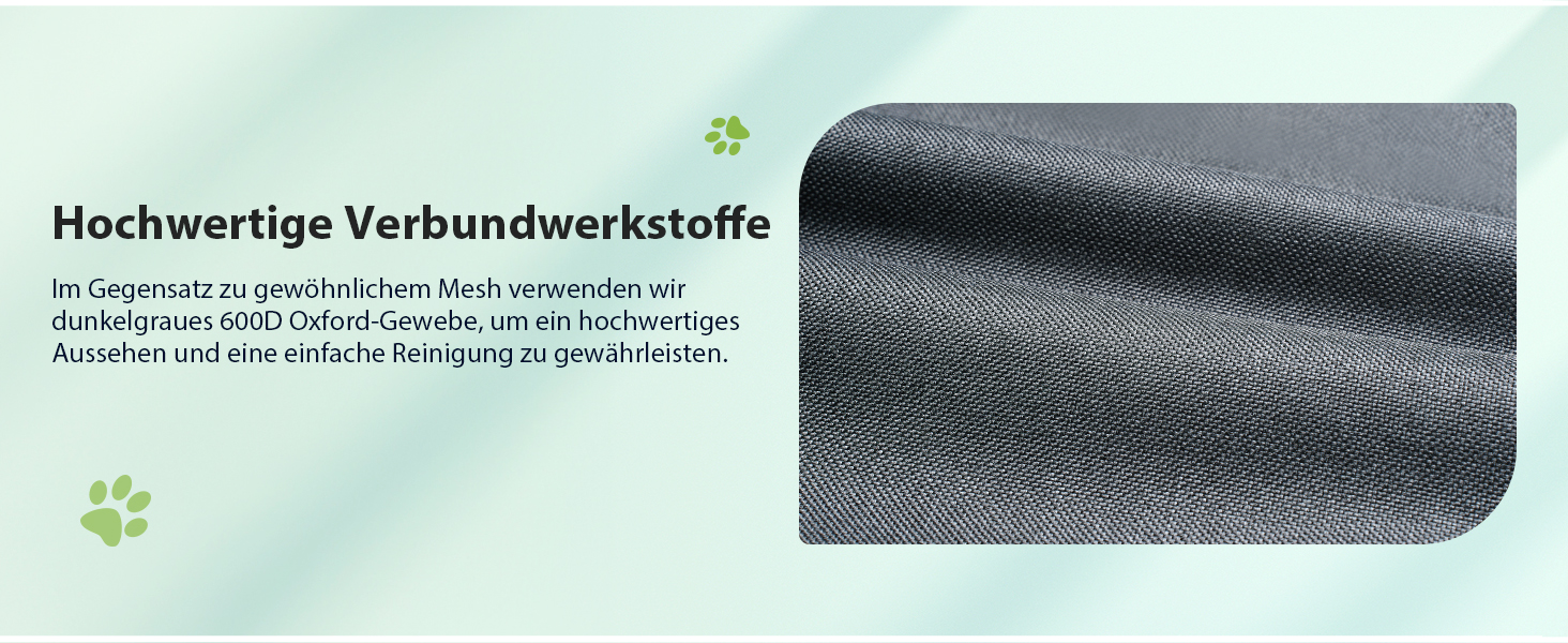 Nahaufnahme eines dunkelgrauen strukturierten Stoffes oder Materials mit diagonalem Webmuster. Das Material scheint ein Verbundstoff oder ein hochwertiges synthetisches Gewebe zu sein