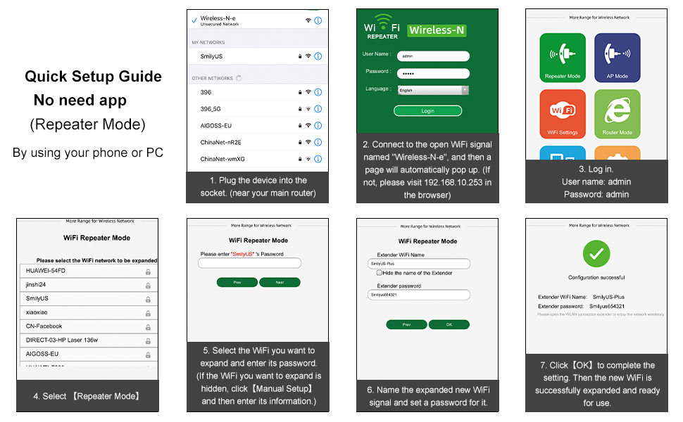 WiFi Booster/WiFi Range Extender, 300Mbps 2.4GHz WiFi Extender Internet Booster Mini Compact Amplificateur WiFi with Fast Ethernet Port, WPS Button, Works with Any WiFi Router 28 wifi booster extender