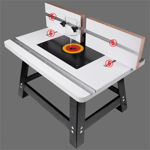 router table with router combo kit