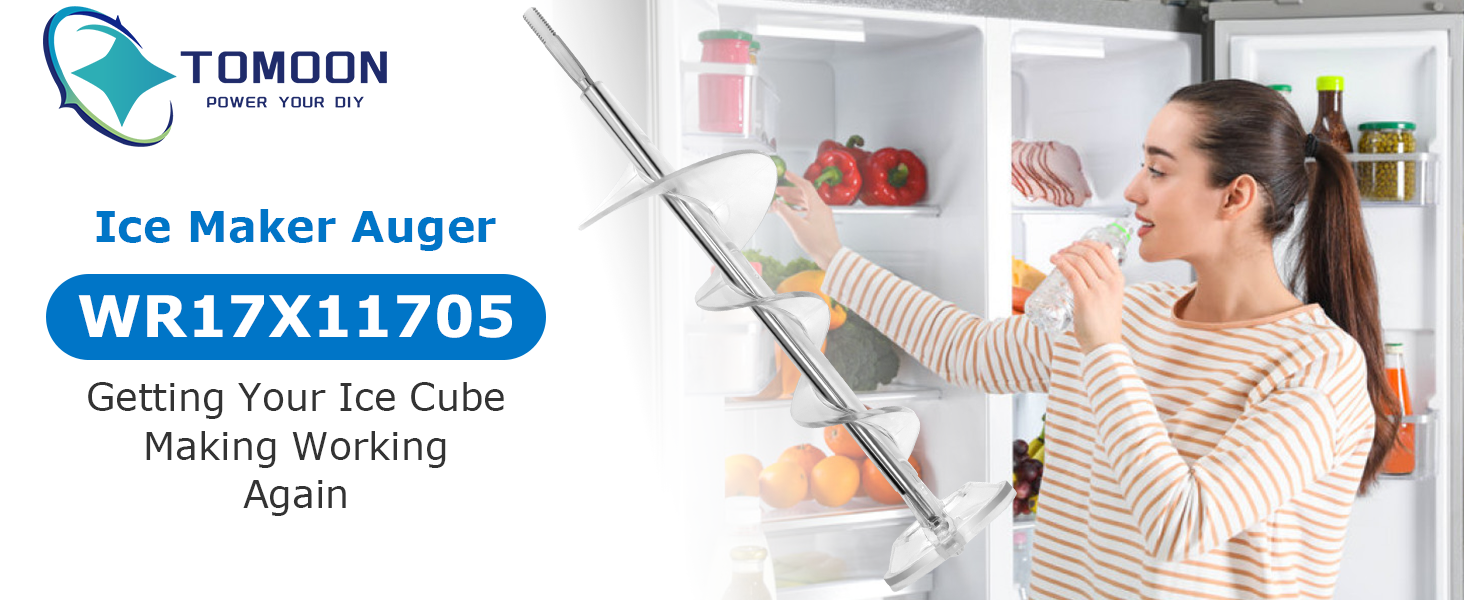 WR17X11705 Ice Maker Auger Replacement for G.E Hot.Point