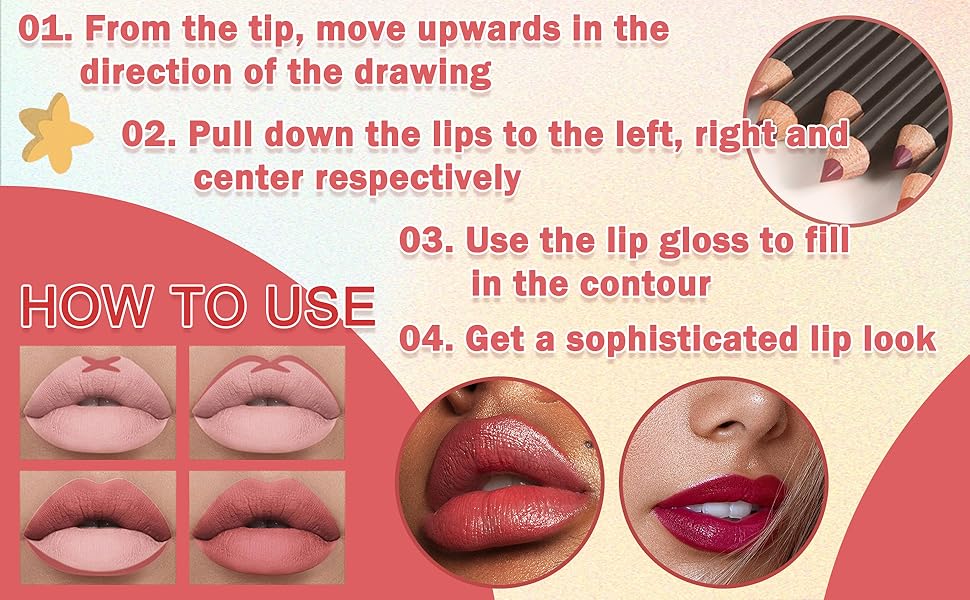 12 Colors Matte Lip Liner