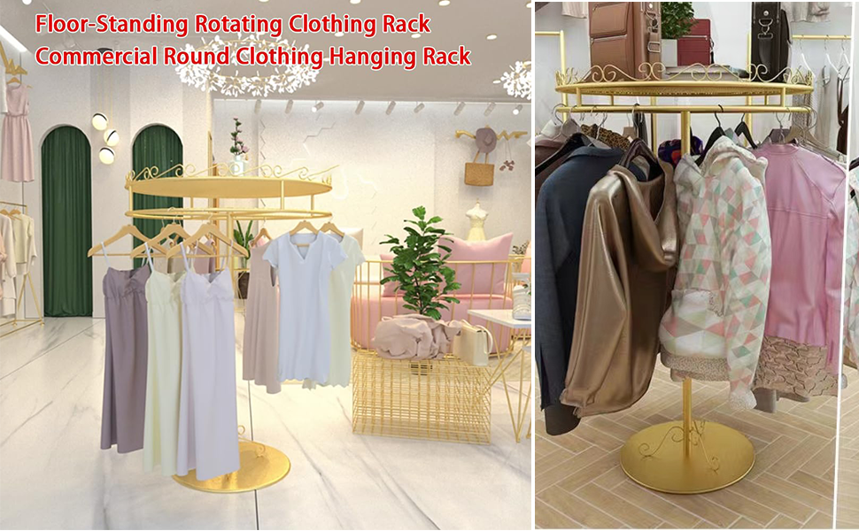 【美品】移動可能な黒の回転ハンガーラック 回転式ハンガーラックのおすすめ人気ランキング【2025年10月