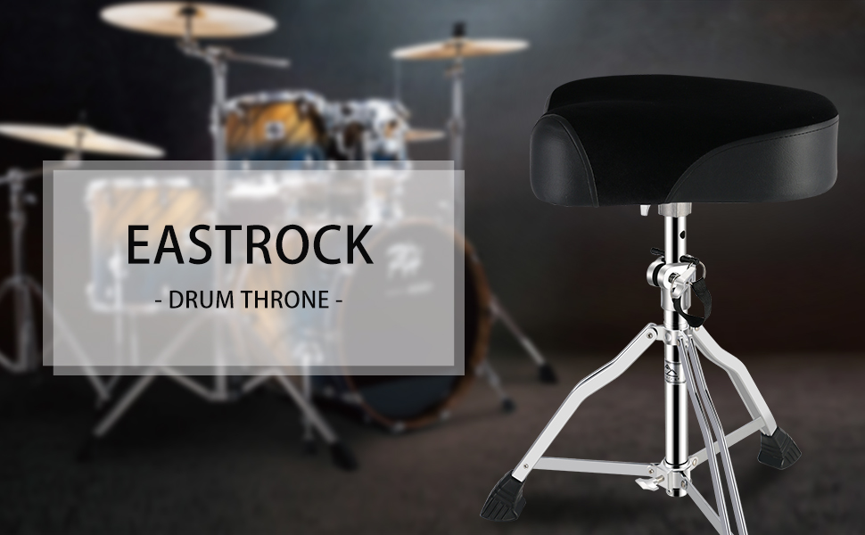 heavy duty drum throne motorcycle style