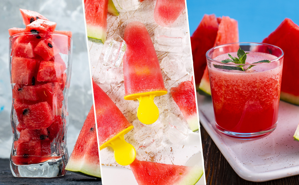 It's easy to make a summer treat with the aid of this watermelon slicer.