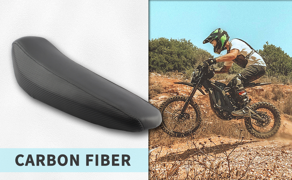 BIUGERCN Sur Ron Dirt Bike Seat Cover For Surron Light Bee X/S Black