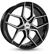 Big Baller Brand H141 Z05 Gloss Black with Brushed Face Passenger Car Automotive Aluminum Car Whe...