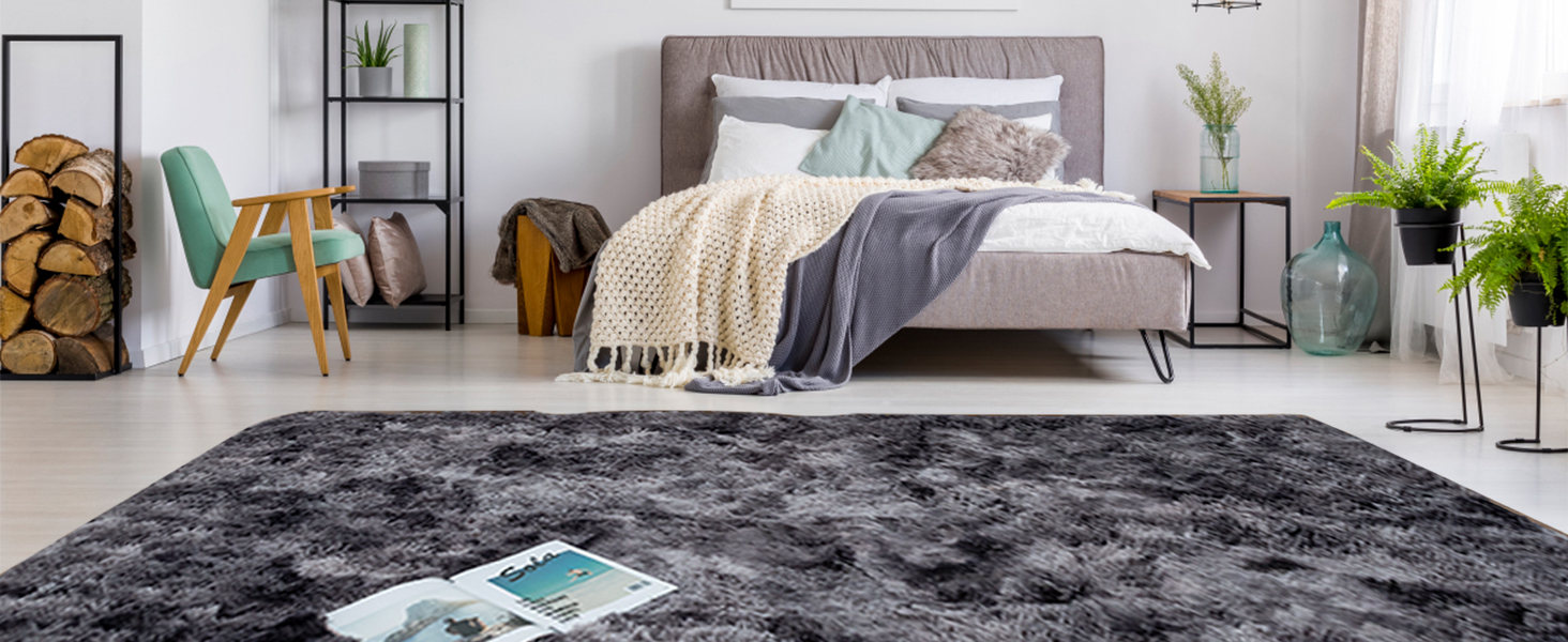 Rugs Motley Tie-dye Rug Modern Indoor Area Rugs for Bedrooms