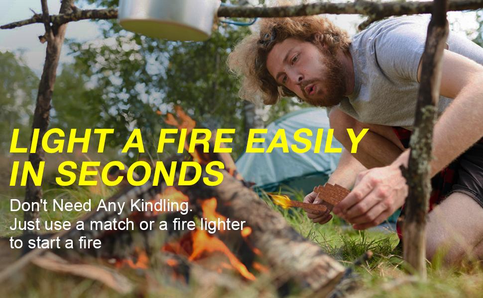 Realcook Natural Fire Starters for Fireplaces Upgraded