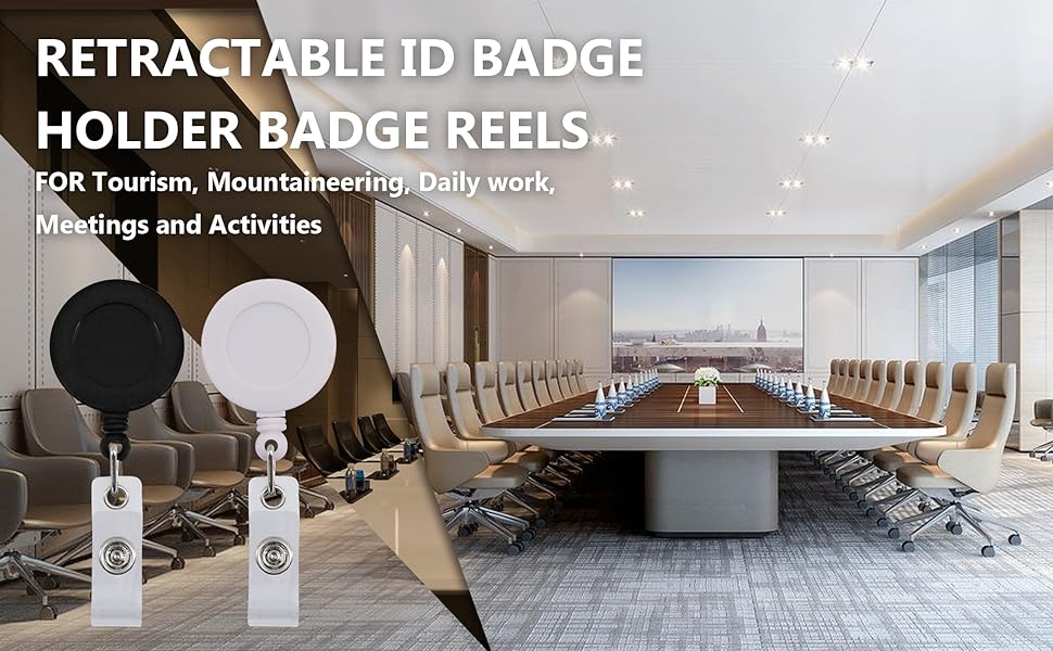 id badge holder vertical retractable, name badge holder retractable key card holder