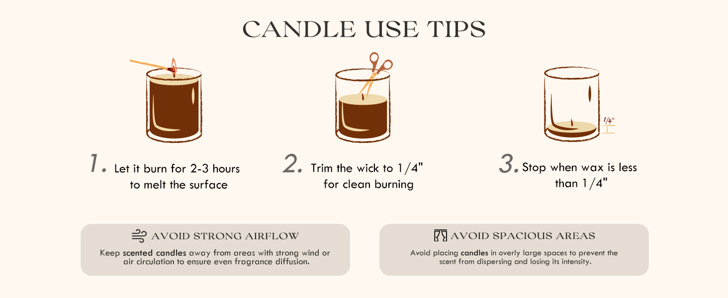 candle use tips