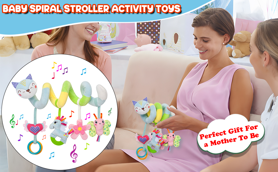 hanging car seat toys