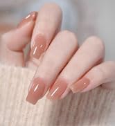 Shining She UV Nagellack Transparent,6 Farben Jelly Kristall Nude Rosa Dordeaux Rouge Braun Gel N...