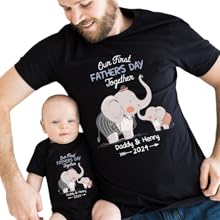 father and son matching shirts