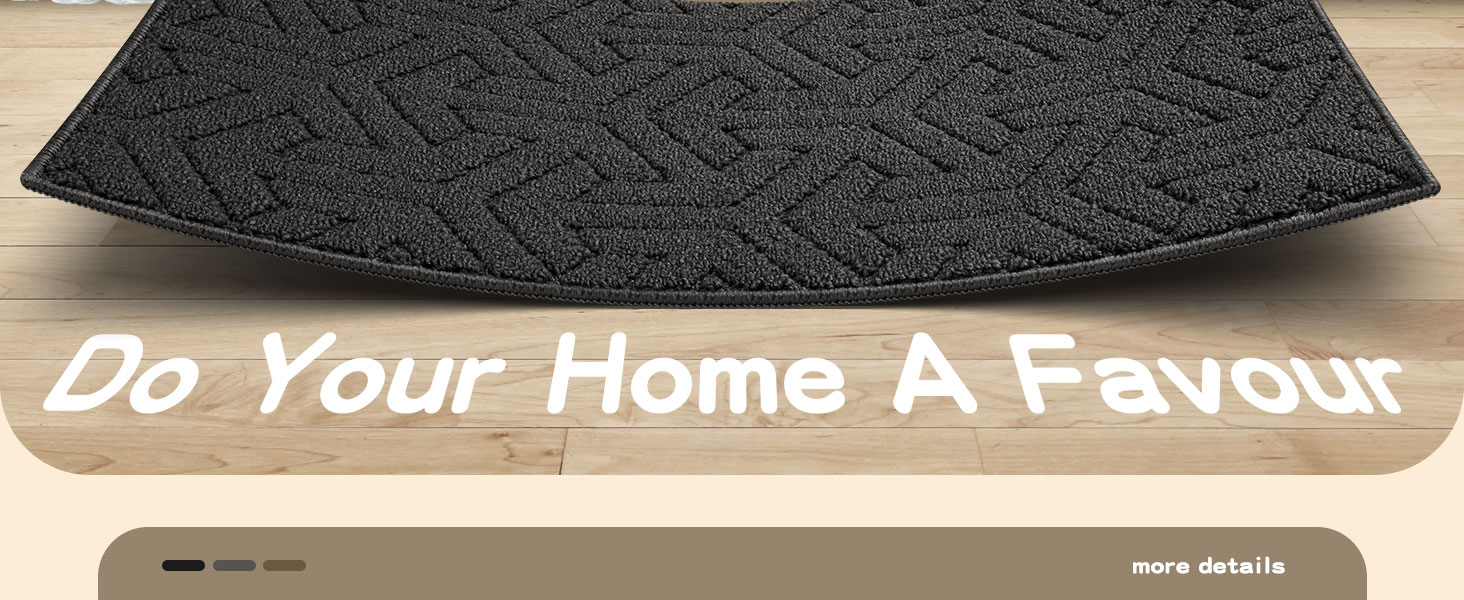 Villsure Door mat Indoor, Front Doormats, NonSlip Entryway