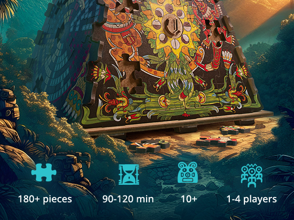 Amazon.com: iDventure Cluepuzzle Pyramid of The Sun | Puzzle