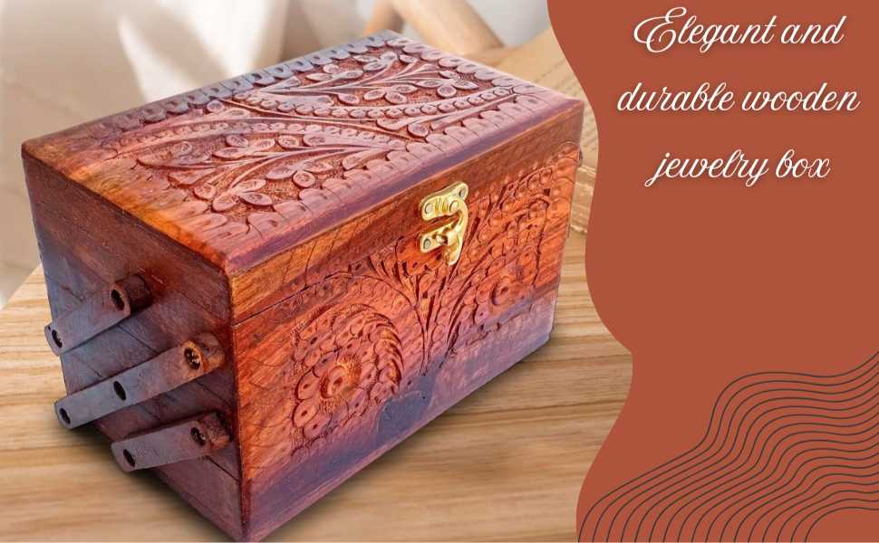 wooden jewelry box for women