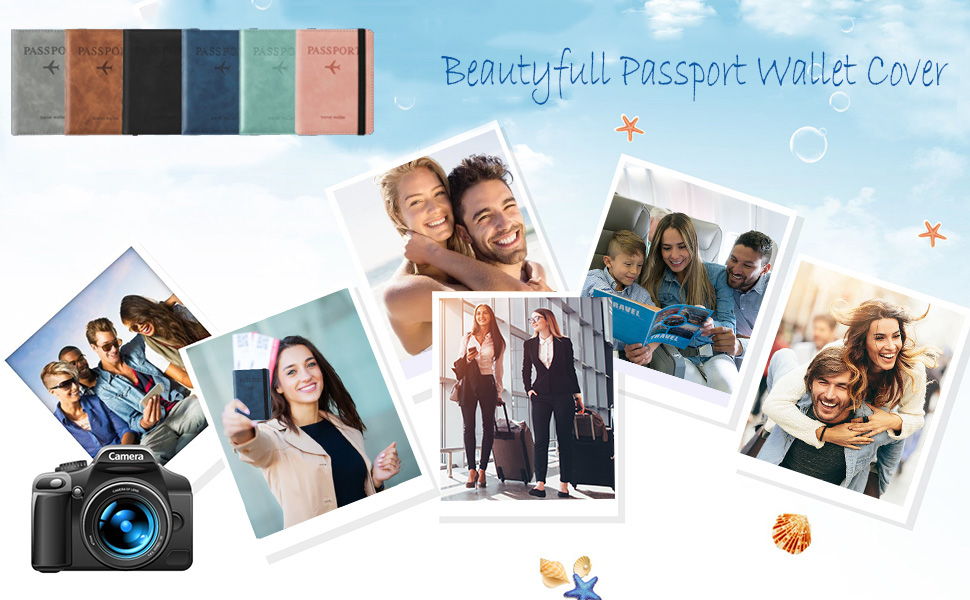 blocking card holder leather case rfid blocking card cover travel card holder pu leather