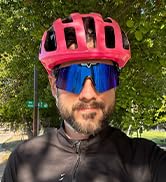 KAPVOE Polarized Sports Sunglasses, UV400 Protection Cycling glasses with Adjustable Frame Bicycl...