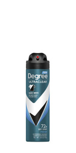 Degree Men Ultraclear Black + White Dry Spray