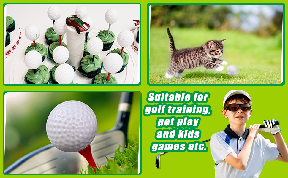 KOFULL Plastic Golf Balls, 24/Pack Practice Golf Balls